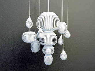 pendant lamp with lantern shaping concept design