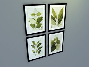 frame with green concept design