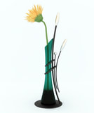 reading lamp with flower pattern design
