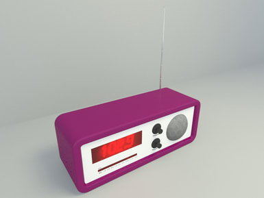 free 3D Model Mini Radio 008