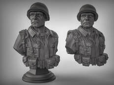 Game character 3d model - American soldier