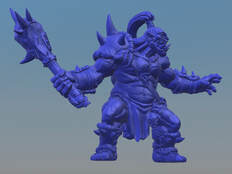 Game character 3d model - Ogre Marauder