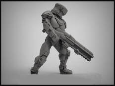 Game character 3d model - Sci-fi Gunner