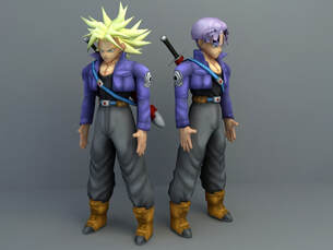 Future Trunks (dragon ball) 3d character download