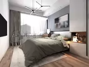 3d scene for Bedroom design