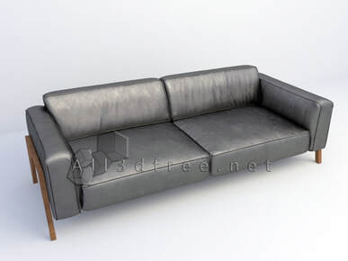 Modern Double Sofa 01