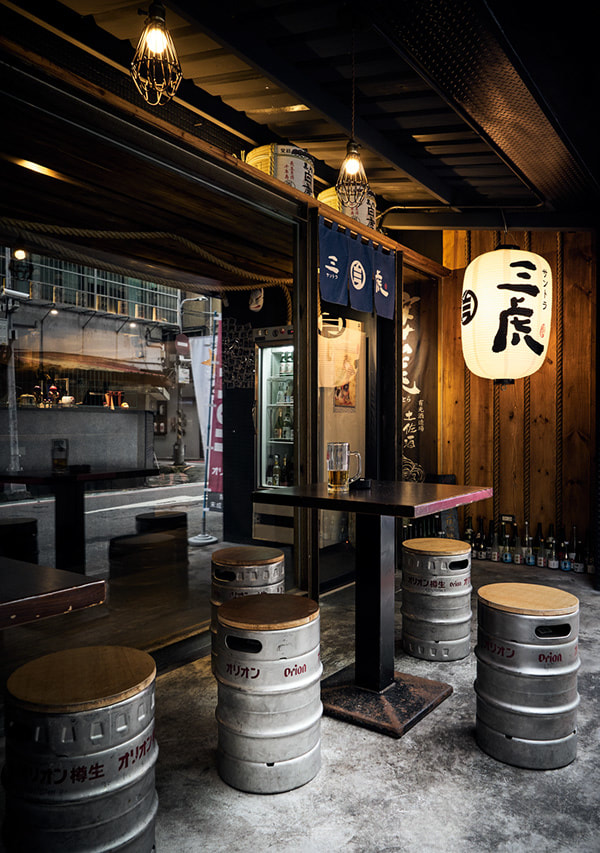 restaurant design with japan culture concept ( B view) on all3dfree