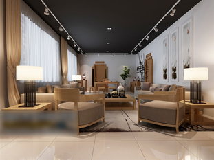 3d models scene resting room simple design download