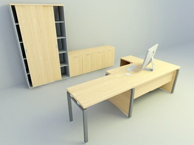 simple office furniture fully set