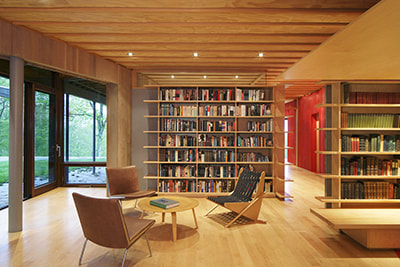 3d visualization in different interior design styles - study area design