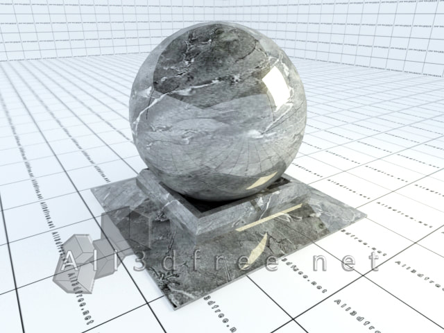 Vray materials Silver Marble 003  in 2020 collection