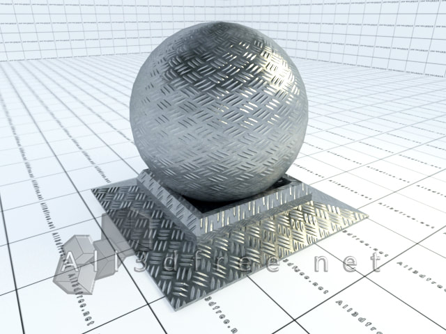 Vray materials metal checker plate 020 in 2020 collection