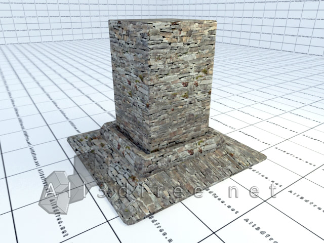 Vray materials Cliff stone wall 009 in 2020 collection