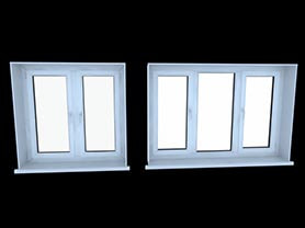 window 3d model free download - Casement Window 001