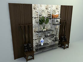 wooden wall interior design 015